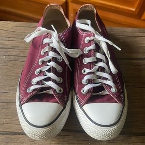 Maroon Converse